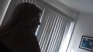 Chubby blonde american girl sucks, rides and jerks her man to a cumshot.
