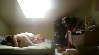 girl with tubesocks fucks her bf in her bedroom